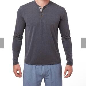 Fair Harbor The SeaBreezeVHenley - Charcoal Grey size large